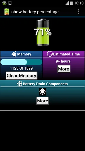 show battery percentage screenshot 1