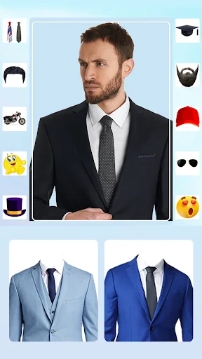 Men Suit Photo Frames - Editor