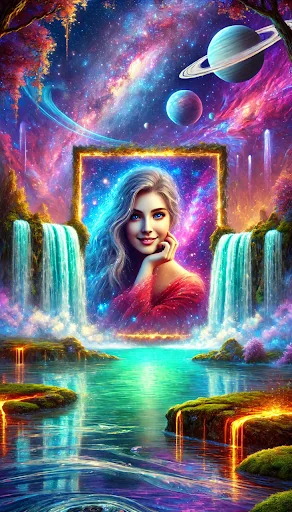 Waterfall Photo Frames Editor screenshot 1