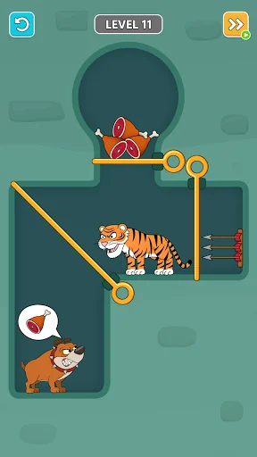 Feed The Animals-Pull Pin Save screenshot 3