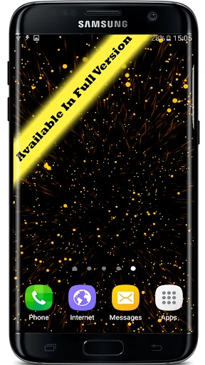 Blue Particles Live Wallpaper screenshot 2