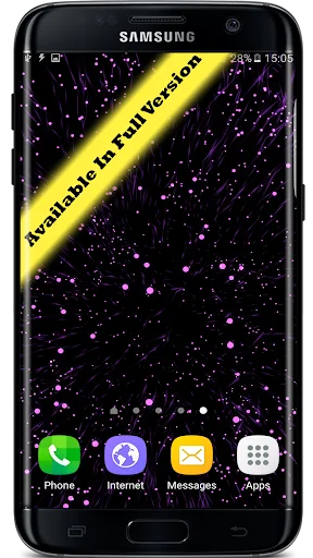 Blue Particles Live Wallpaper screenshot 3