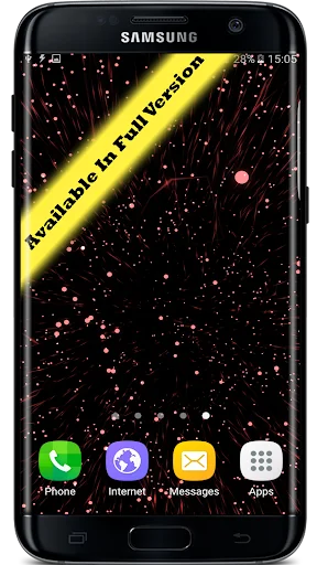 Blue Particles Live Wallpaper screenshot 4