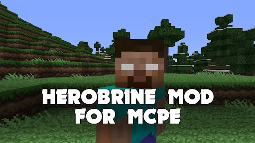 Herobrine Mod for Minecraft PE screenshot 1