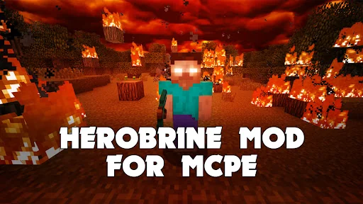 Herobrine Mod for Minecraft PE screenshot 3
