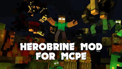 Herobrine Mod for Minecraft PE screenshot 4