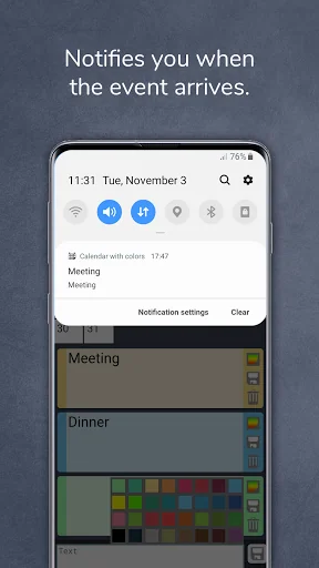Calendar with Colors screenshot 3
