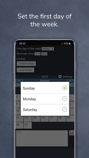Calendar with Colors screenshot 4