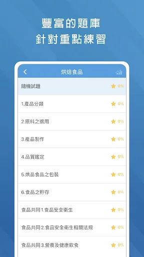 餐飲食品檢定題庫 screenshot 1