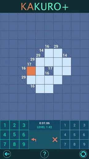 Kakuro Plus. Cross-Sums. screenshot 4