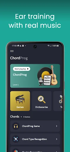 ChordProg Ear Trainer screenshot 1
