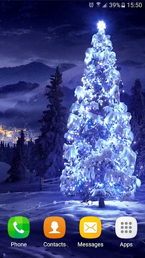 Christmas Tree Live Wallpaper screenshot 2