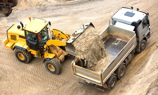 Dumper Truck Transport Driving