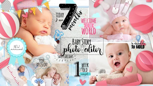 Baby Story Photo Editor App screenshot 1