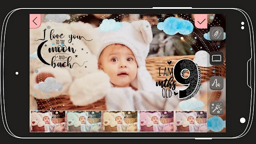 Baby Story Photo Editor App screenshot 2