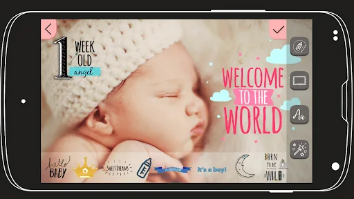 Baby Story Photo Editor App screenshot 3