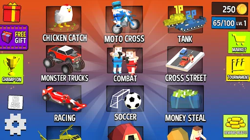 Cubic 2 3 4 Player Games screenshot 1