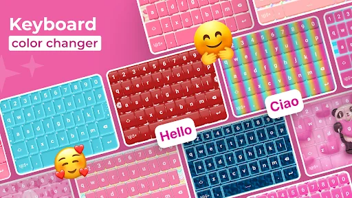 Custom Color Keyboard Themes screenshot 1