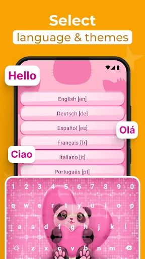 Custom Color Keyboard Themes screenshot 3