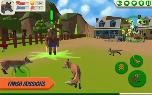 Fox Family - Animal Simulator screenshot 3