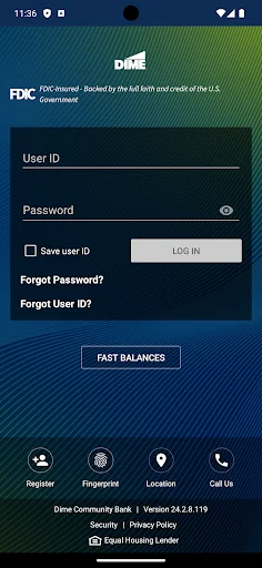 Dime Community Bank Mobile screenshot 1