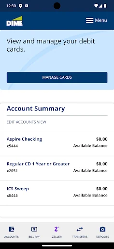 Dime Community Bank Mobile screenshot 2