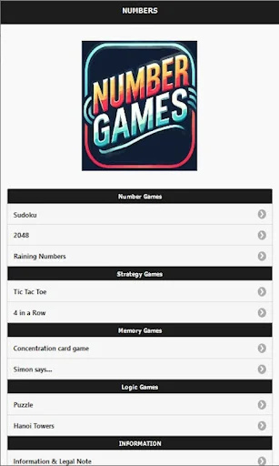Quick Math Number Games