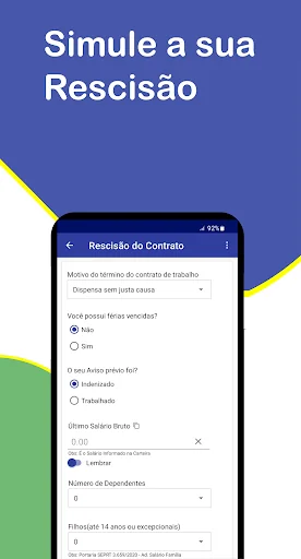 Cálculos Trabalhistas screenshot 2