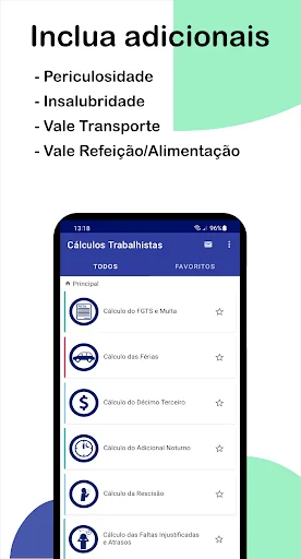 Cálculos Trabalhistas screenshot 3