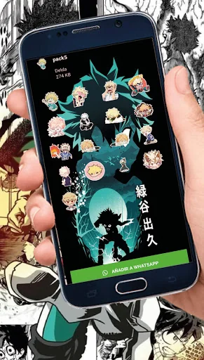 Stickers no Hero for WSP screenshot 3