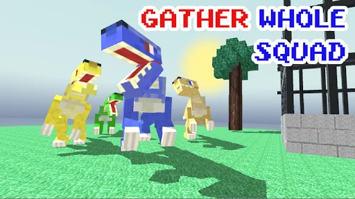 Blocky Dino Park Raptor Attack
