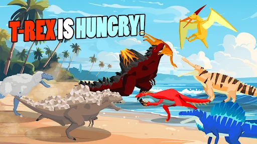 T-Rex Fights More Dinosaurs screenshot 1