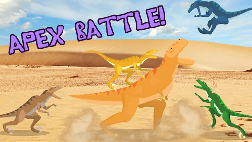 T-Rex Fights Raptors