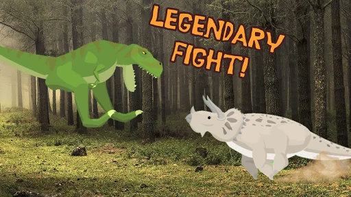 T-Rex Fights Triceratops
