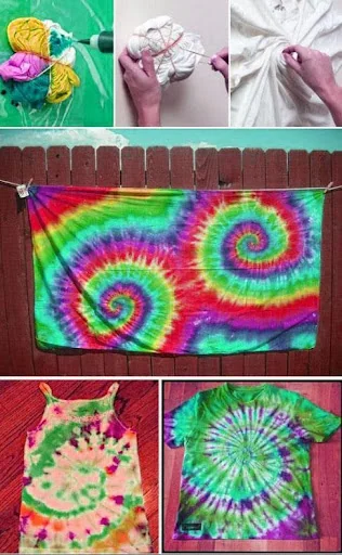Diy Tie Dye Shirts Ideas