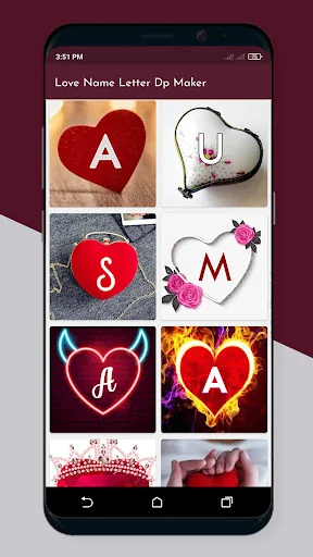 Love Name Letter DP Maker 2024 screenshot 3