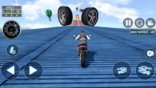 Bike Stunts Race : Bike Games screenshot 1