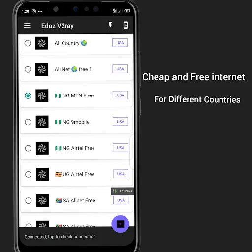 Edoz V2ray - Unlimited VPN screenshot 1