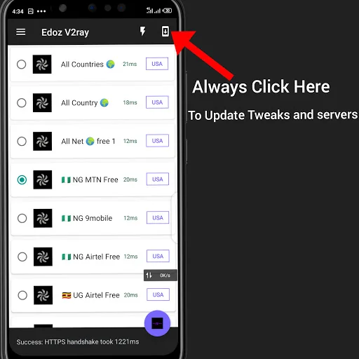 Edoz V2ray - Unlimited VPN screenshot 3
