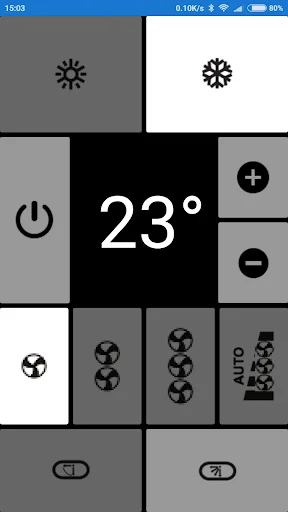 Electra AC Remote Simple 0-set
