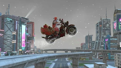 Santa Rope Hero: Christmas Sim screenshot 2
