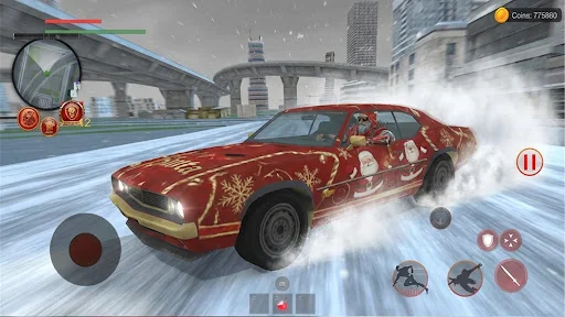 Santa Rope Hero: Christmas Sim screenshot 4