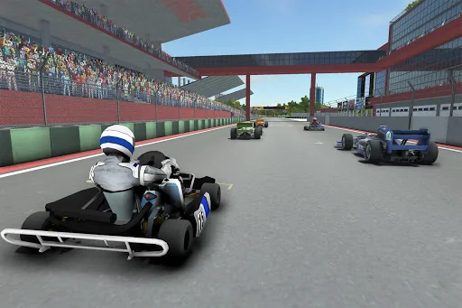 Kart vs Formula racing screenshot 2
