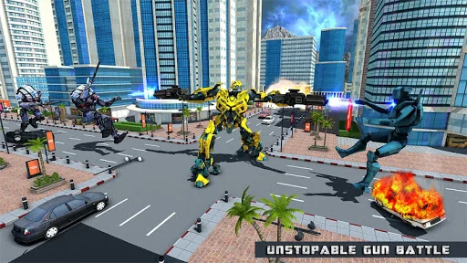 Air Robot Jet Transform War