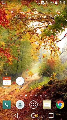 Falling Leaves Live Wallpaper screenshot 1