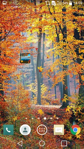 Falling Leaves Live Wallpaper screenshot 4