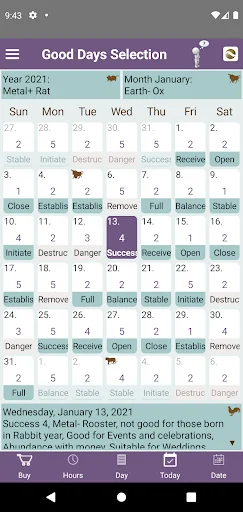 Feng Shui Good Days Selection