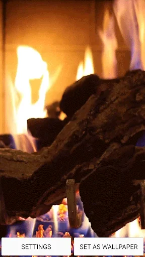 Fireplace Sound Live Wallpaper screenshot 1