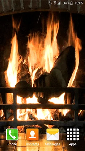 Fireplace Sound Live Wallpaper screenshot 4