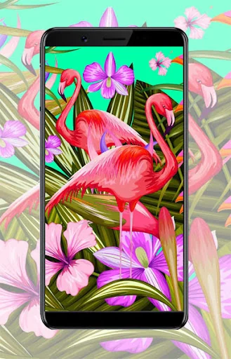 Flamingo Pink Wallpaper